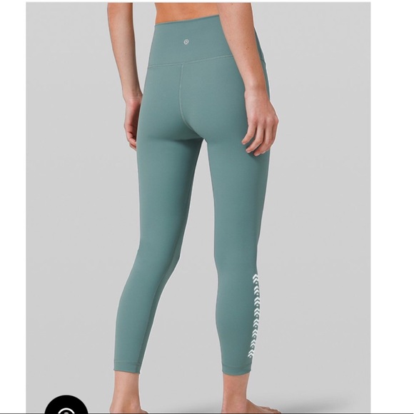 Lululemon Tidewater Teal Wunder Under Hr 78 Tight - Picture 2 of 7